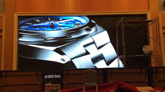 7.68m * 4.032m İç Mekan LED Video Ekranı 3mm Piksel Aralıkları Yüksek Parlaklık Shenzhen