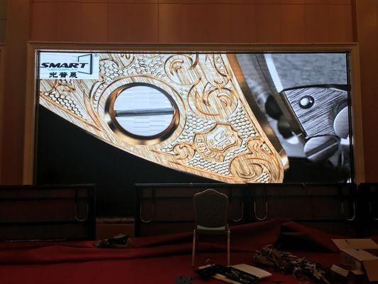 7.68m * 4.032m İç Mekan LED Video Ekranı 3mm Piksel Aralıkları Yüksek Parlaklık Shenzhen