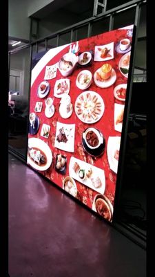 3.456m * 2.88m 1920Hz Mıknatıslı Monte Edilebilir Plastik Dolaplı Kapalı LED Video Ekranı Shenzhen Fabrikası