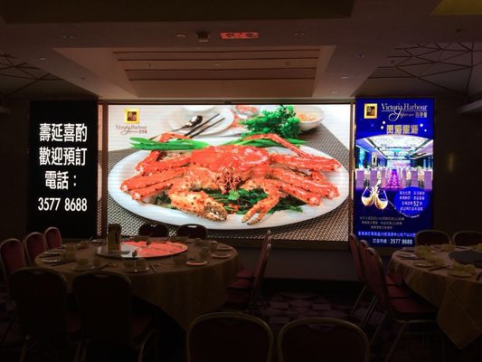 Alışveriş Merkezi ve Otel Shenzhen Fabrikası için P4 Kapalı LED Video Ekranı 60Hz Frekans 5V 3.6A