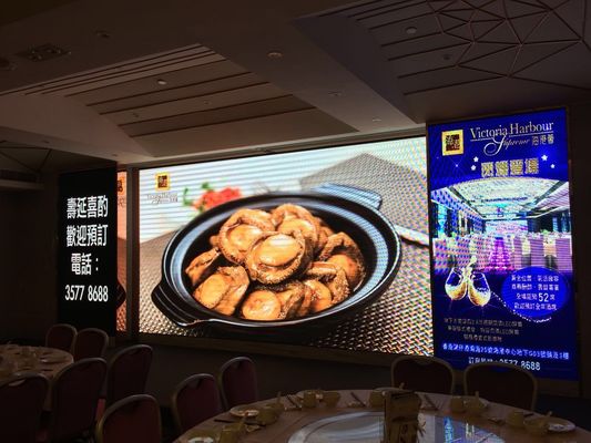 Alışveriş Merkezi ve Otel Shenzhen Fabrikası için P4 Kapalı LED Video Ekranı 60Hz Frekans 5V 3.6A
