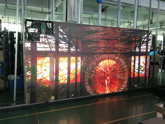 Alum Die-case Duvar Montajı Ağır Hizmet 8 KG Kapalı LED Video Ekranı Dayanıklı Düşük Güç Tüketimi Shenzhen Fabrikası